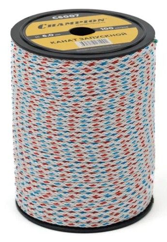 Канат запускной CHAMPION C6007 6,0мм 100м