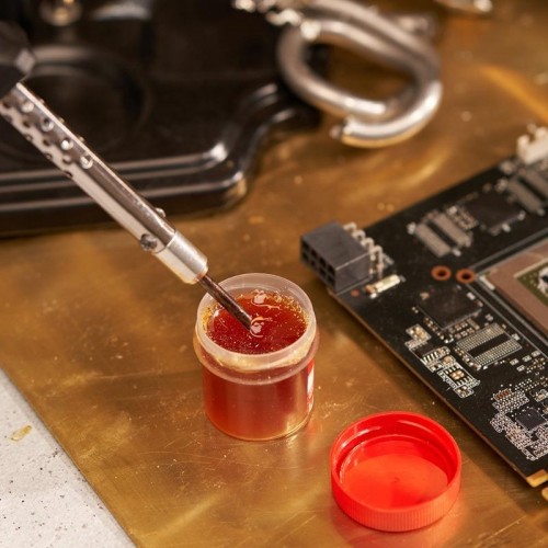 Канифоль REXANT ПР3710-1 сосновая флюс нейтральный, марка а, 20 г 09-3710-1 - изображение 5