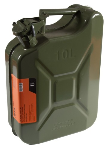 Канистра AFFIX AF13540010 для топлива, 10 л, металлическая