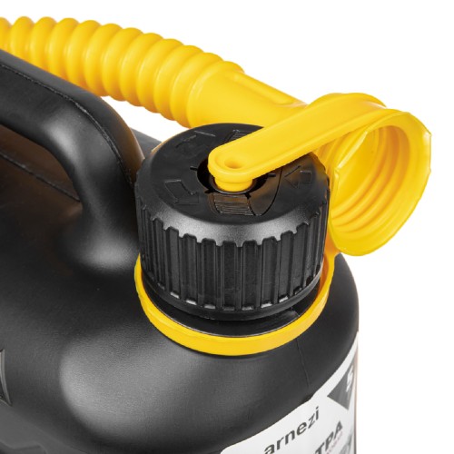 Канистра ARNEZI A1006321 5л для топлива пластиковая, с лейкой / черная - изображение 4