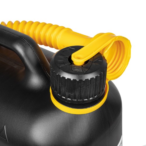 Канистра ARNEZI A1006322 10л для топлива пластиковая, с лейкой / черная - изображение 4