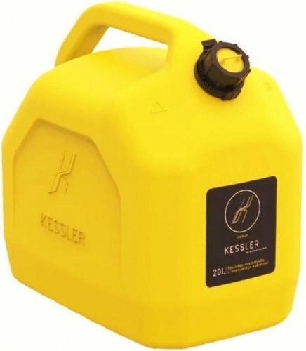 Канистра для ГСМ и технических жидкостей KESSLER универсальная 20 литров желтая А1-02-03