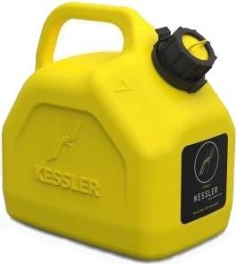 Канистра для ГСМ и технических жидкостей KESSLER универсальная 5 литров желтая А1-02-01