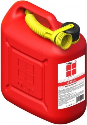 Канистра для ГСМ и технических жидкостей OKTAN Классик 10 литров красная A1-01-02