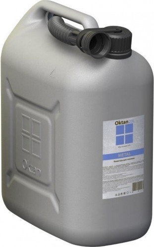 Канистра для ГСМ и технических жидкостей OKTAN 20 литров серая А1-01-13