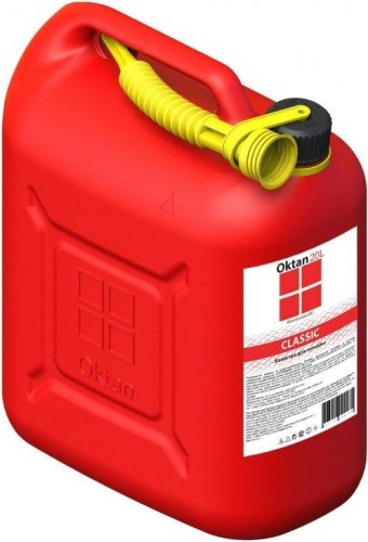Канистра для ГСМ и технических жидкостей OKTAN Классик 20 литров красная A1-01-04