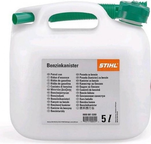 Канистра STIHL 5 литров (прозрачная) 00008810202