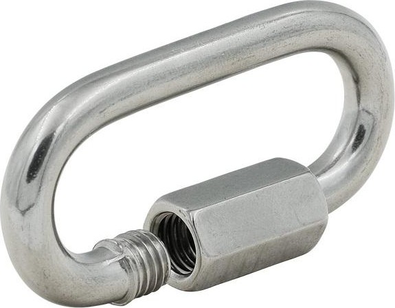 Карабин  10 мм винтовой из нержавеющей стали А4