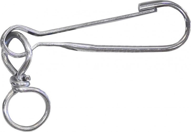 Карабин   80 мм тип 125 с вертлюгом 00000681