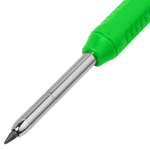 Карандаш малярный DLT 2429 строительный + 6 стержней (зеленый) - изображение 5