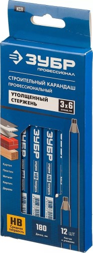Карандаш малярный ЗУБР 180 мм 4-06305-18_z01 - изображение 3