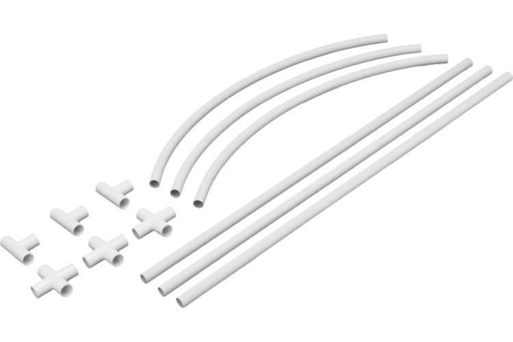 Каркас парника PALISAD 63902 пластиковый 500х110х120 см, дуга d20мм, белый
