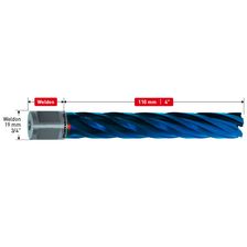 Сверло корончатое Karnasch BLUE-LINE 25x110 арт. 20.1280-25 - изображение 4