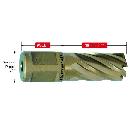 Сверло корончатое Karnasch GOLD-LINE 26x30 арт. 20.1260u-26 - изображение 2