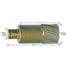 Сверло корончатое Karnasch HARD-LINE 145x55 арт. 20.1316-145 - изображение 4