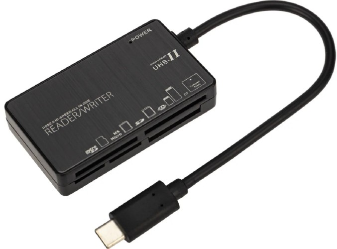 Картридер REXANT 18-4118 Type-C для SDXC/SDHC/SD/MMC