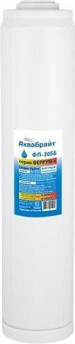 Картридж для воды АКВАБРАЙТ ФП-20 ББ для очистки от железа