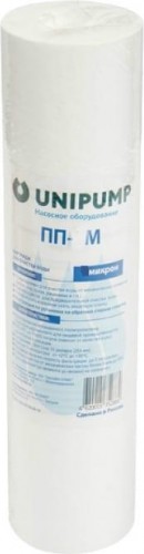 Картридж для воды UNIPUMP  полипропиленовый пп-20 м 10 дюймов, (20 мкм) 73579