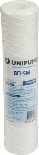 Картридж для воды UNIPUMP  веревочный вп-5 м 10 дюймов, (5 мкм) 46739