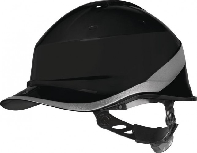 Каска Delta Plus DIAMOND VI WIND с вентиляцией, черная DIAM6WTRNO