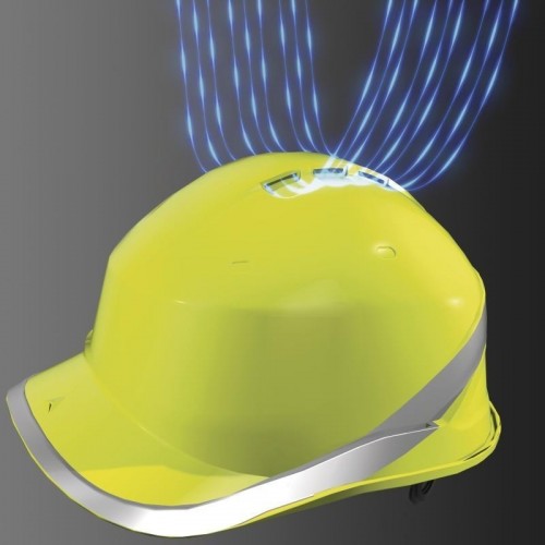 Каска Delta Plus DIAMOND VI WIND с вентиляцией, красная DIAM6WTRROFL - изображение 4