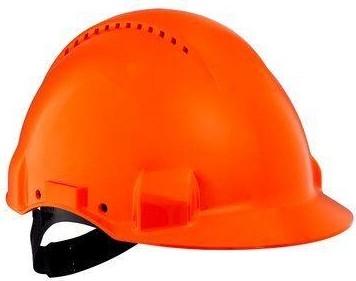 Каска защитная 3M G3000CUV-OR c вентиляцией, стандартное оголовье 7000039715 - изображение 4