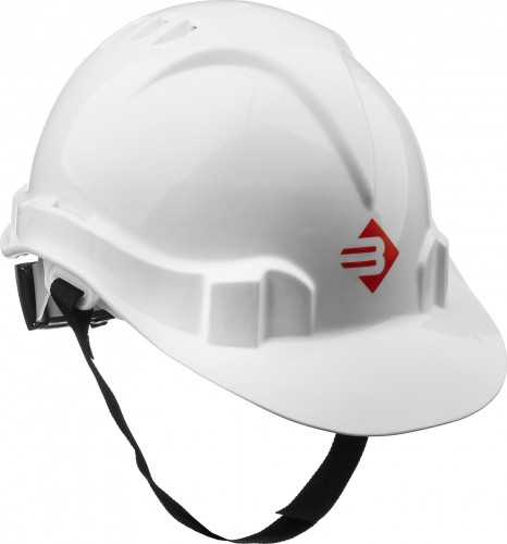 Каска ЗУБР 11094-2 ФОРТ белая,  текстильный амортизатор, храповый механизм 11094-2