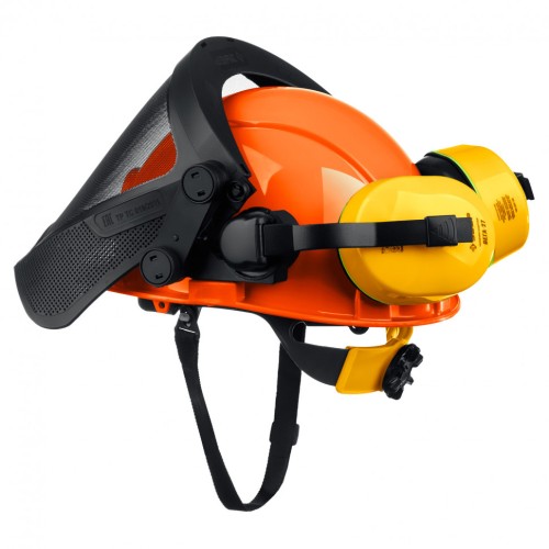 Каска ЗУБР ТРИАДА в комплекте с наушниками snr=27дб и защитным экран 11099 - изображение 3