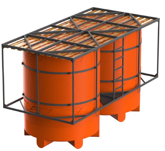 Кассета POLIMER GROUP V 12 000 куб.м КАС с деревянным полом TCVKAC212000Y3 - изображение 2