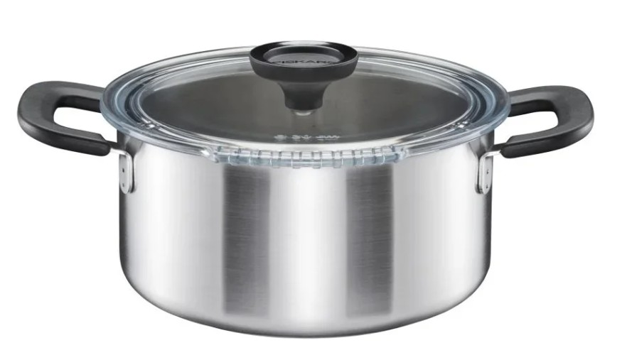 Кастрюля FISKARS 1072317 стальная 5л с крышкой Functional Form Fiskars - изображение 2