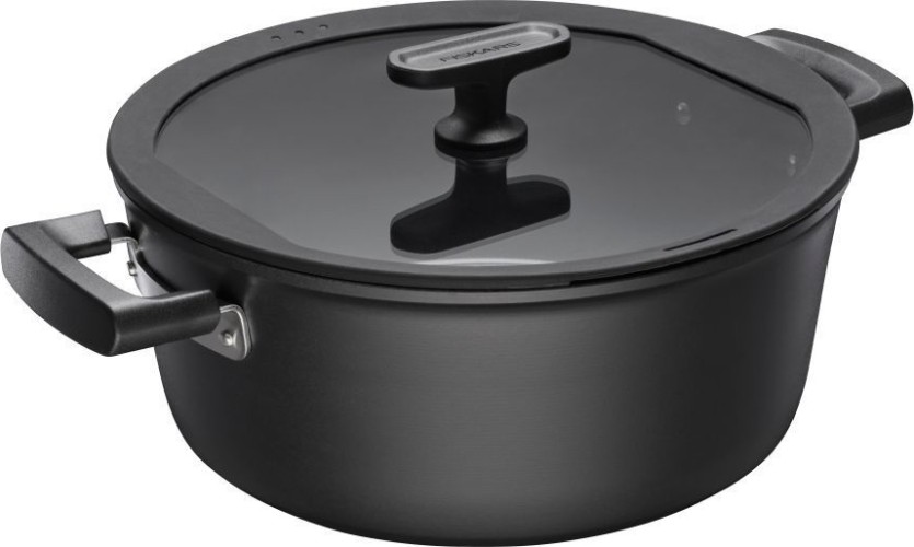 Кастрюля FISKARS Hard Face 5л c крышкой 1075527