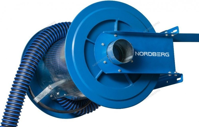 Катушка для сбора выхлопных газов под шланг 100мм NORDBERG H8100125 (без шланга)