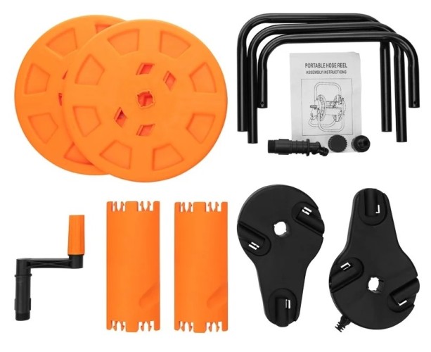 Катушка для шланга ЧЕТЫРЕ СЕЗОНА 62-0260 mini 30 м, 1/2" или 25 м 3/4 - изображение 4