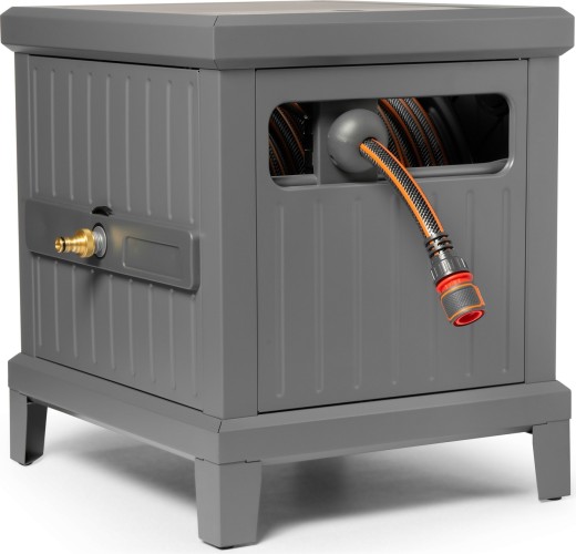 Катушка для шланга DAEWOO DWR 6145 металлическая + шланг 45м и набор для полива - изображение 2