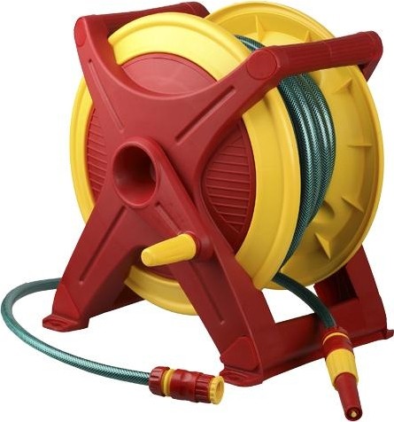 Катушка для шланга GRINDA со шлангом и комплектом фитингов 8-428441 8-428441_z01
