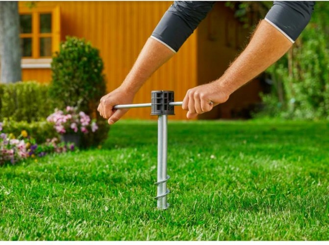 Катушка напольная GARDENA RollUp M со шлангом 20 м, белая 18616-32.000.00 18616-32.000.00 - изображение 4