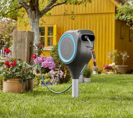 Катушка напольная GARDENA RollUp S со шлангом 15 м, голубая 18604-20.000.00 18604-20.000.00 - изображение 5