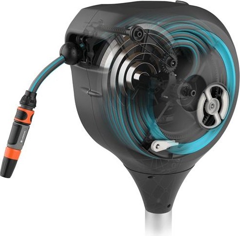 Катушка напольная GARDENA RollUp M со шлангом 20 м, голубая 18614-20.000.00 18614-20.000.00 - изображение 2