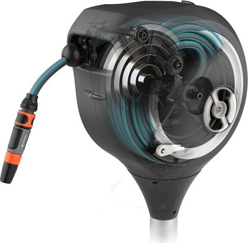 Катушка напольная GARDENA RollUp M со шлангом 20 м, белая 18616-20.000.00 18616-20.000.00 - изображение 3