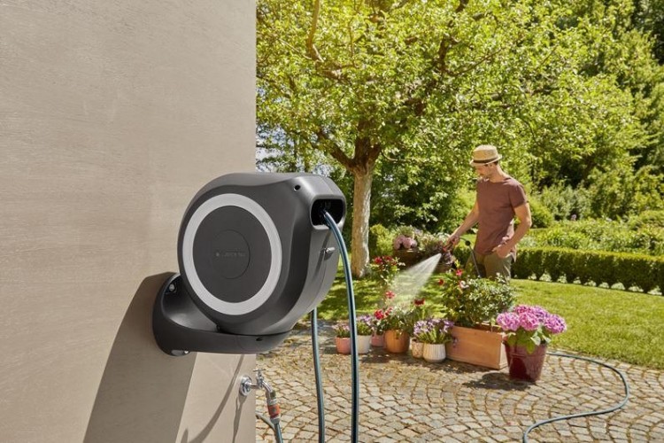 Катушка настенная GARDENA RollUp M со шлангом 20 м, белая 18612-20.000.00 18612-20.000.00 - изображение 3