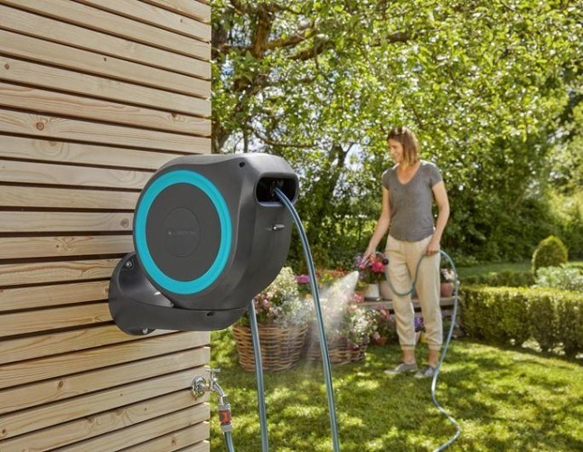 Катушка настенная GARDENA RollUp S со шлангом 15 м, голубая 18600-20.000.00 18600-20.000.00 - изображение 3