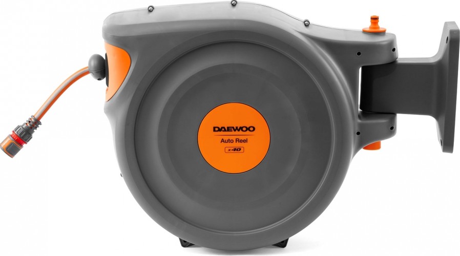 Катушка со шлангом DAEWOO DWR 3040 Auto Reel x40 с пистолетом и коннекторами - изображение 3