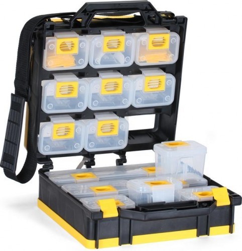 Кейс-органайзер КВТ двусторонний с 15 модулями К-01 76805