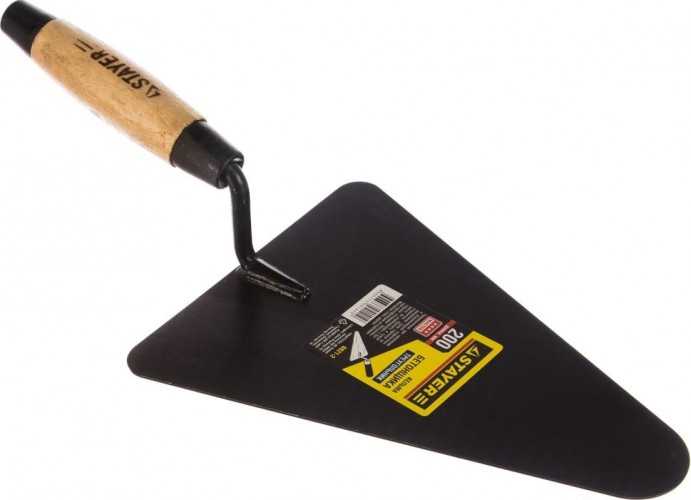 Кельма бетонщика STAYER КБ треугольник, деревянная усиленная ручка 0821-2 0821-2 - изображение 3