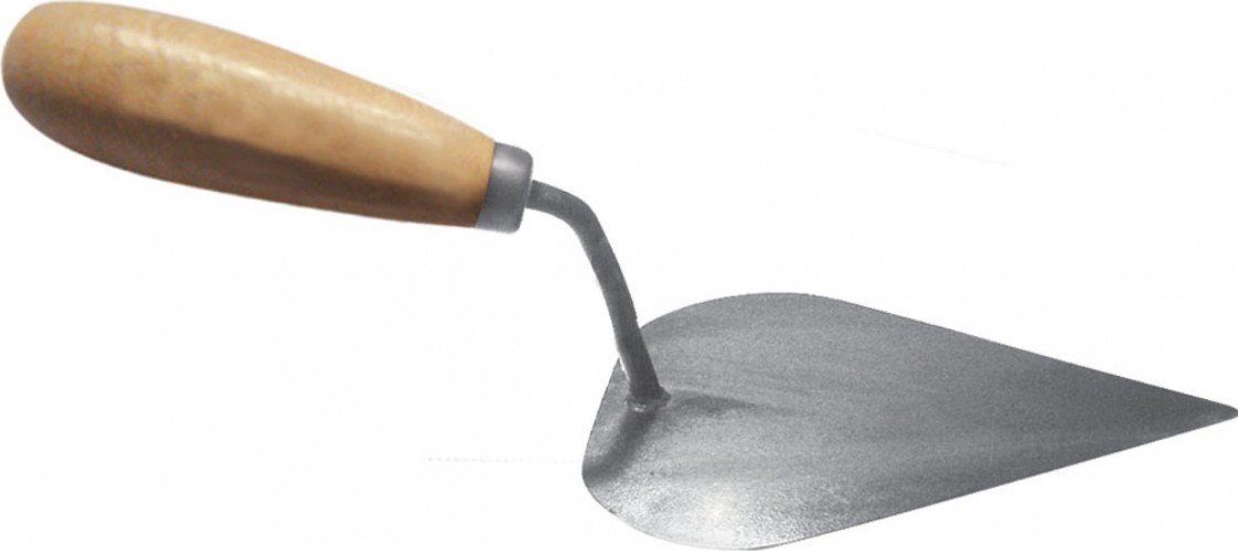 Кельма Biber 35435 штукатурная сердцевидная, дер. рукоятка, 175мм Тов-048272