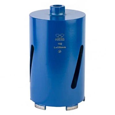 Коронка алмазная по бетону KEOS 1 1/4" 52/450 мм с микроударом (лазерная сварка) - изображение 15