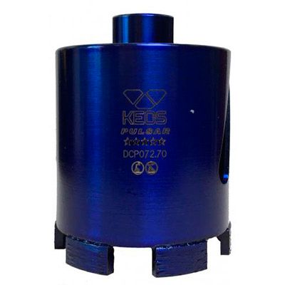 Коронка алмазная по бетону KEOS 1/2" 25/450 мм (лазерная сварка) - изображение 8