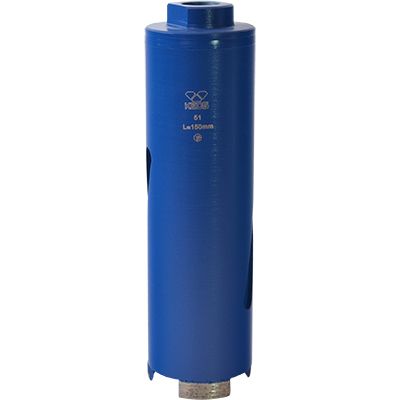 Алмазная коронка по бетону KEOS (сухой рез) М16 51/150мм (DC051.150)