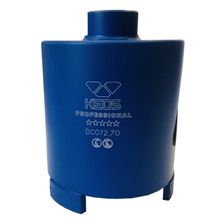 Алмазная коронка по бетону KEOS (сухой рез) М16 72/70 мм в комплекте с переходником для коронок M16-SDS+ - изображение 10