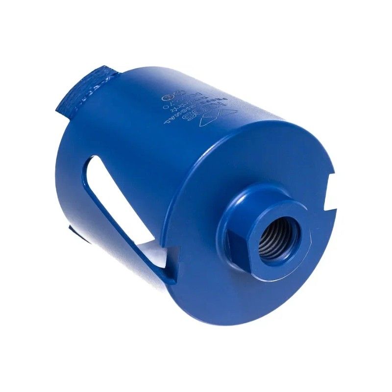 Алмазная коронка по бетону KEOS (сухой рез) М16 72/70 мм в комплекте с переходником для коронок M16-SDS+ - изображение 6